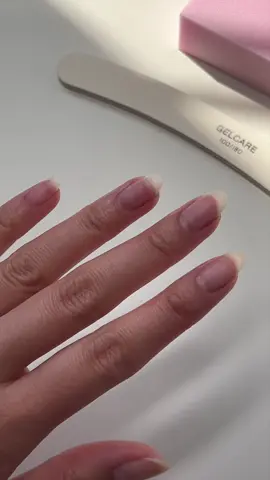 how to shape your square nails into oval <3 #naturalnails #diynails #tutorials
