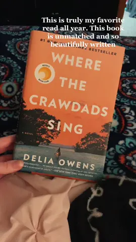 It’s 3am and I’m currently sobbing over this book. #wherethecrawdadssing #deliaowens#BookTok#bookrecs#bookish #bookclub#books#reading