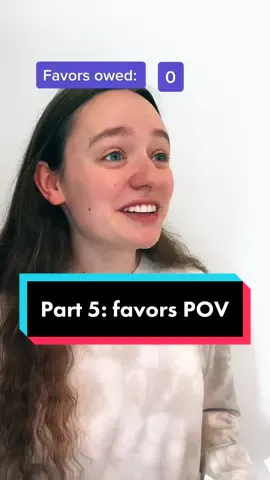 #pov part 5: the number of favors you owe is shown above your head. #povs #povstories #povseries #series #actress #acting #actor #shortstory #shortstories #viral