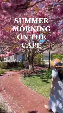 Summer mornings on the Cape 💙⛵️link in bio for dress! @Chatham Bars Inn @reformation #capecod #nantucket #coastalgrandmother