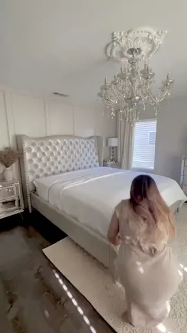 Part 1 of my bedroom refresh. Did you notice the changes so far? Click the link in my bio for my bedding #bedroomcheck #homehacks#fyp#cleanwithme #homeinteriors #homedecor