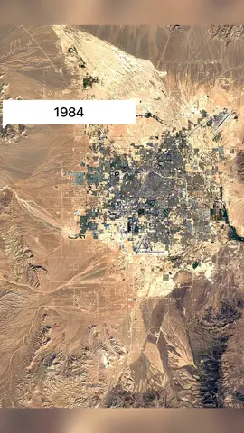 📍Welcome to Las Vegas, Nevada USA 🇺🇸  #fyp #urban #lasvegas #vegas #science Google Earth Timelapse (Google, Landsat, Copernicus)
