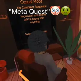 Only facts😌 Game The Barbershop VR. 5 dalla #vr #oculus #meta #goat #clown #funny