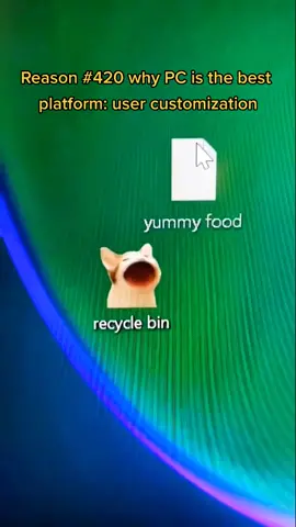 If you want to do it yourself check the thread on our subreddit (search for cat bin or go to https://redd.it/uvtdbx). Our users made a bunch of them for you to try out 😂 #pcmr #pcgamer #pcmasterrace