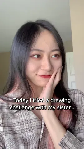 Drawing challenge with my sister :D (she doesn’t want to show herself on camera lol) #art #drawing #artideas #drawingideas #artchallenge #drawingchallenge