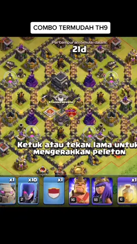 cocok untuk yang level queen nya masih kecil#fyp #coc #clashofclans #kebeletqueenwalk