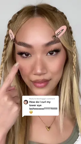 Reply to @bboringgg How to curl bottom lashes 👁👄👁 #bottomlashes #eyelashcurler #makeuptutorial