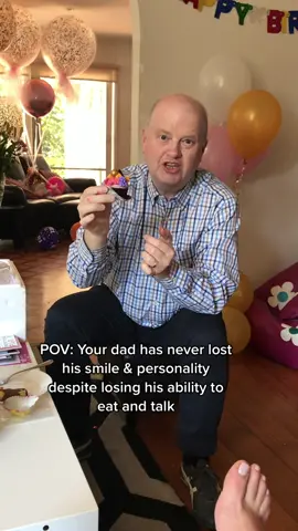 The most optimistic man, his attitude towards life keeps me going everyday 😃😃😃 #fyp #foryou #dad #pov #disabilityawareness #cancerfighter #trache #caregiverlife #caregiver #carersoftiktok #sadtok #viral #yellow #trend #motivation #sickness #dadsoftiktok #daddaughterlove