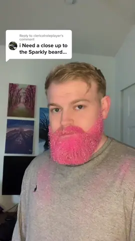 Reply to @clericalroleplayer #beard #glitter #glitterbeard #fabulous also don’t forget to show @hemwayofficial some love for the glitter!