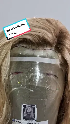 Hair-by-hair: making a wig by hand is precise business #WigHair #Theatre #NationalTheatre