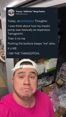We all just Tamagotchis bro #diabetes #diabetic #type1diabetes #type1diabetic #t1d #type2diabetes #t2d #diabetesawareness #nonprofit #countrymusic #pov #SelfCare #tamagotchi #foryou