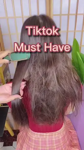 Hair straightener comb#beauty#hairstyle#beautyhacks#goodlife#easierlife #tiktokshop#foryou#amazonfinds#uk