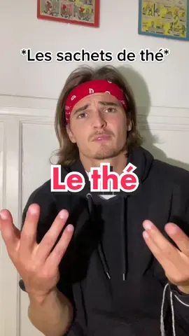 Le thé 🍵 #humour #comedie #the #etiquette #sachet #france