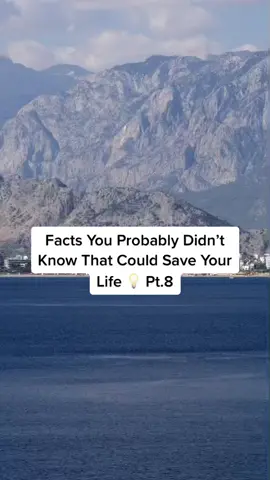 Pt.8 💡 #facts #lifetips #savealife #nowyouknow #tagsomeone