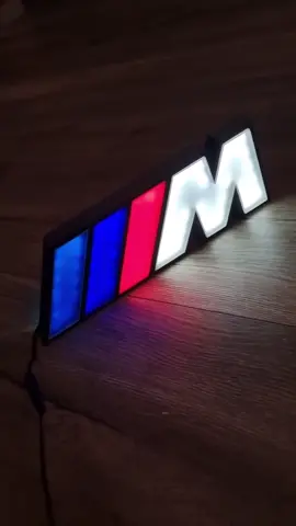 BMW M Logo #viral #3dprinted #3dprint #fyp w #bmwm #led #3d #fy #fypシ #fyp