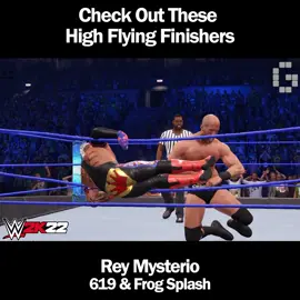 WWE 2K22 High Flying Finishers #WWE #wwe2k22 #wwe2k22gameplay #gameplay #fyp #fypシ #wrestling #compilation #wwetiktok #wwefan #wweraw