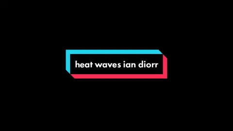 bulan ini postingan heat waves pada comeback yaa 🥀🥀