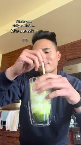 In case you needed another reminder to practice self-love! Even the smallest things help! @spence.spends also lol because you can see how tired I am, struggling to stir the matcha. #matcha #STEMTok #scientists