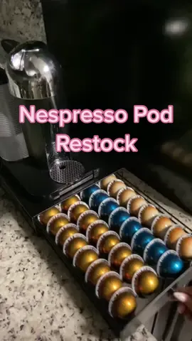 A full drawer of nespresso pods excites me @Nespresso #@Nespresso USA  #fyp #coffeetiktok #nespresso #nespressovertuo #nespressocoffee #latina #caffeine