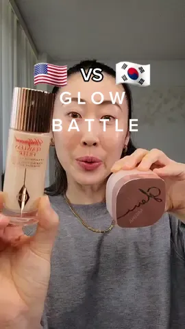 IG: thatsotee ... 🇺🇸vs🇰🇷 💭👉   watch another one @thatsotee #missha #charlottetilbury #kbeauty #glassskin #koreanskincare #flawlessfilter