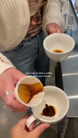 Learned that I suck at latte art but still had a blast 🫶