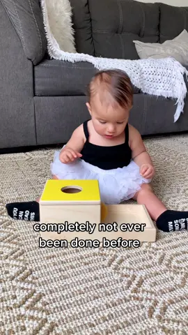 Myla playing with her favorite toy from @Lovevery                                                What are some phrases you use instead of 