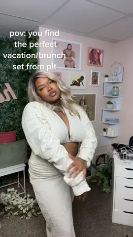 I’m a set girl!!! #vacationoutfitinspo #brunchoutfit #plussizefashion #midsizefashion