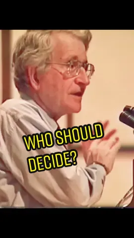Who should decide? | #fyp #leftist #business #socialism #chomsky #EduTok #urbanplanning