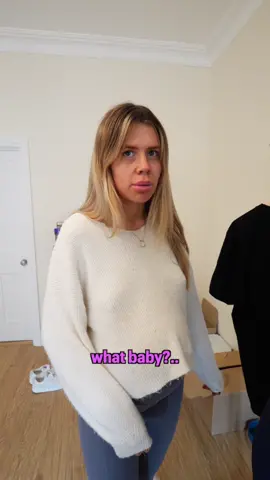 Turns out she’s not pregnant… 😳