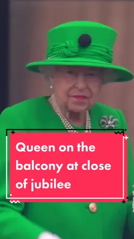 A smiling Queen appears on Buckingham Palace balcony as the nation thanks her for 70 years of dedicated service.