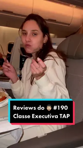 Reviews do Mustache 190 - Classe Executiva da TAP Air Portugal #primeiraclasse #classeexecutiva #viageminternacional #reviewsdomustache #mustachepelomundo