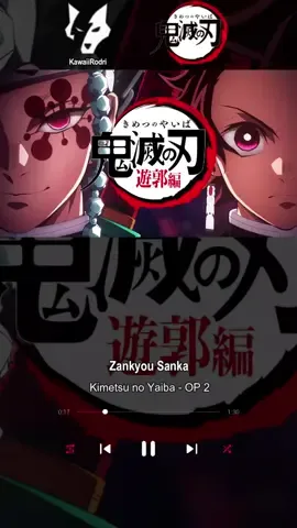 OP 2 de #kimetsunoyaiba 🤍#zankyousanka  🖤#opening #fyp #fypシ #anime #otaku #español#crunchyroll  #funimation #editanime #traduccion #edit #opening