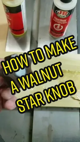 How to make a replacement star knob - when you don't want to pay $42 to the manufacturer. #woodworking #tools #DIY #maker #walnut #parts #satisfying #asmr