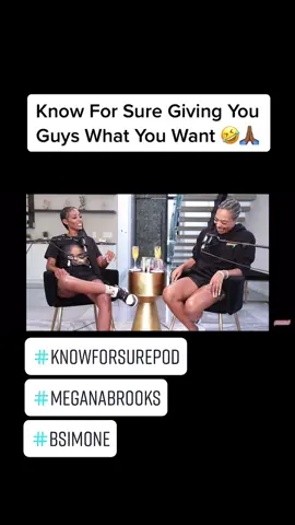 #knowforsurepod #backagain #bsimone #meganabrooks #welcome #funnymoment #fypシ #hilarious #foryoupage #funny #viral #podcast #talks #harmonizing #knowforsure