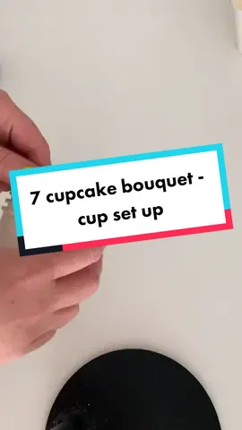 Setting up my cups - 7 cupcake bouquet #cupcakebouquet #papercups #asmr #cakedecorating #cakestuff #howtocake #cupcake #cupcaketips #watchme #howto #cake #cakeart #cupcakevideo #cakesetup