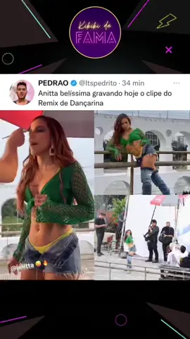 Anitta está gravando hoje na Lapa o clipe de 
