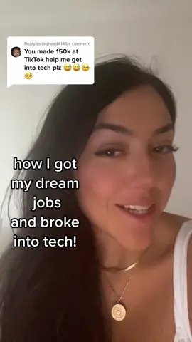 Reply to @bighead4145 how I got my jobs in #tech!