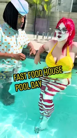 She said what??? #fastfoodhouse #ffcu #goodburger #wendys #vegan #mcdonalds #veggiegrill #poolday #Summer #comedy