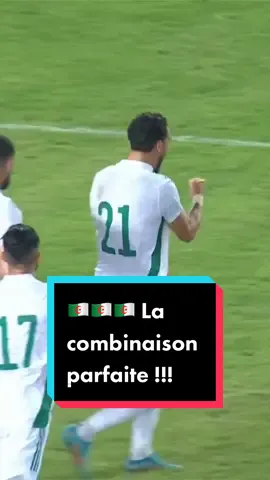 🇩🇿🇩🇿🇩🇿 La combinaison parfaite de l'#Algérie !!!👏 Bensebaini ouvre le score sur cette action de grande classe !#football #skills #goals