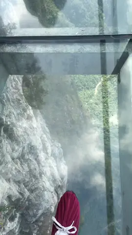 walking the glass walkway on the side of tianmen mountain in zhangjiajie hehe #china #walkway #zhangjiajie