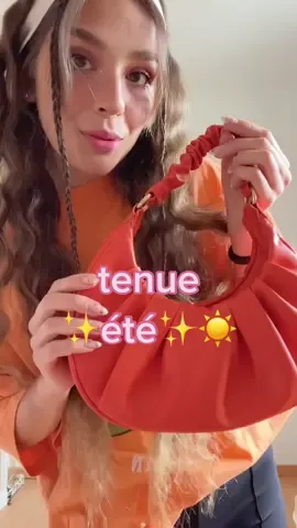 Répondre à @chacal_volant  Le sac c’est vraiment mon coup de coeur j’ai envie de le mettre avec tout et n’importe quoi 😂 #tenueete #outfitforsummer #sacorange #outfitinspo2022 #easyoutfitinspo #tenuedujour😇