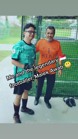 Honoured to meet Mr Malek Awab who is really humble and very nice guy!! 🙂What a legend! ⚽⚽ #sgfootball #sgtiktok