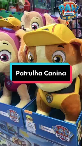 Pelúcias #pawpatrol #patrulhacanina #chase #sky #rubble #marshal #zuma #tracker