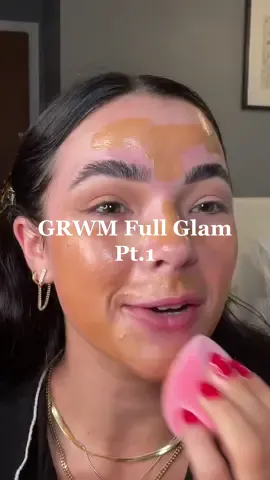 Full Glam GRWM🫶🏼 #grwm #makeuplook #glammakeup #fullcoverage #glowyskin #makeup #fyp