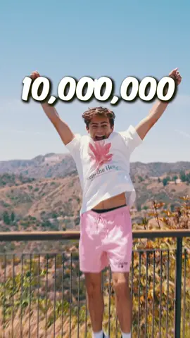 10,000,000… thank you all for helping me accomplish my dreams. I love you all forever. I cant thank you enough. ❤️‍🔥❤️‍🔥❤️‍🔥
