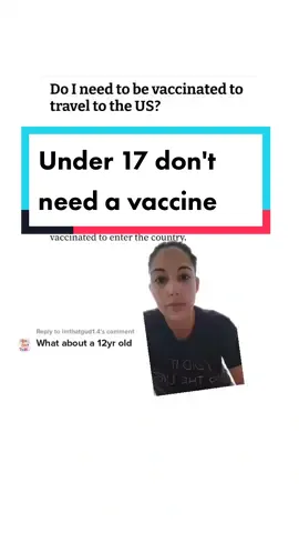 Reply to @imthatgud1.4 kids 17 and under do not need a vaccine to enter #traveltiktok #tiktoktravel #traveltousa🇺🇸 #greenscreen