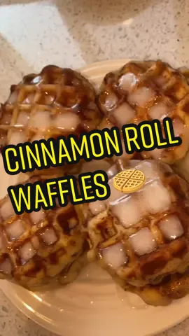 Cinnamon Roll waffles🧇 #breakfast #cinnamonroll #waffle #waffleiron #waffles #willitwaffle #EasyRecipe #fyp #foodies #Recipe #tiktokfoodie #dashminiwafflemaker #dashminiwaffle #dashwafflemaker #icing #dessert #viral #fypviralシ #followformore