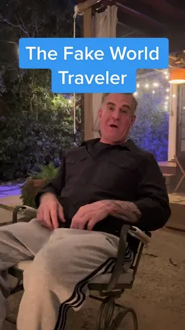 The fake world traveler. #comedy #joke #skit #bit #travel