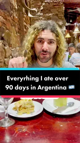 90 days of food in Argentina. Missing all of this right now 🤤 #argentina🇦🇷 #travelfoodie #everythingiate #argentinian #foodtour