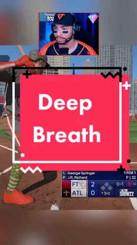 Control your breathing! #mlbtheshow22 #baseball #flanktok
